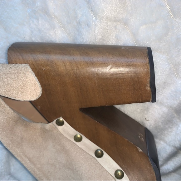 Ulla Johnson Mina Leather wooden clog - Picture 15 of 16